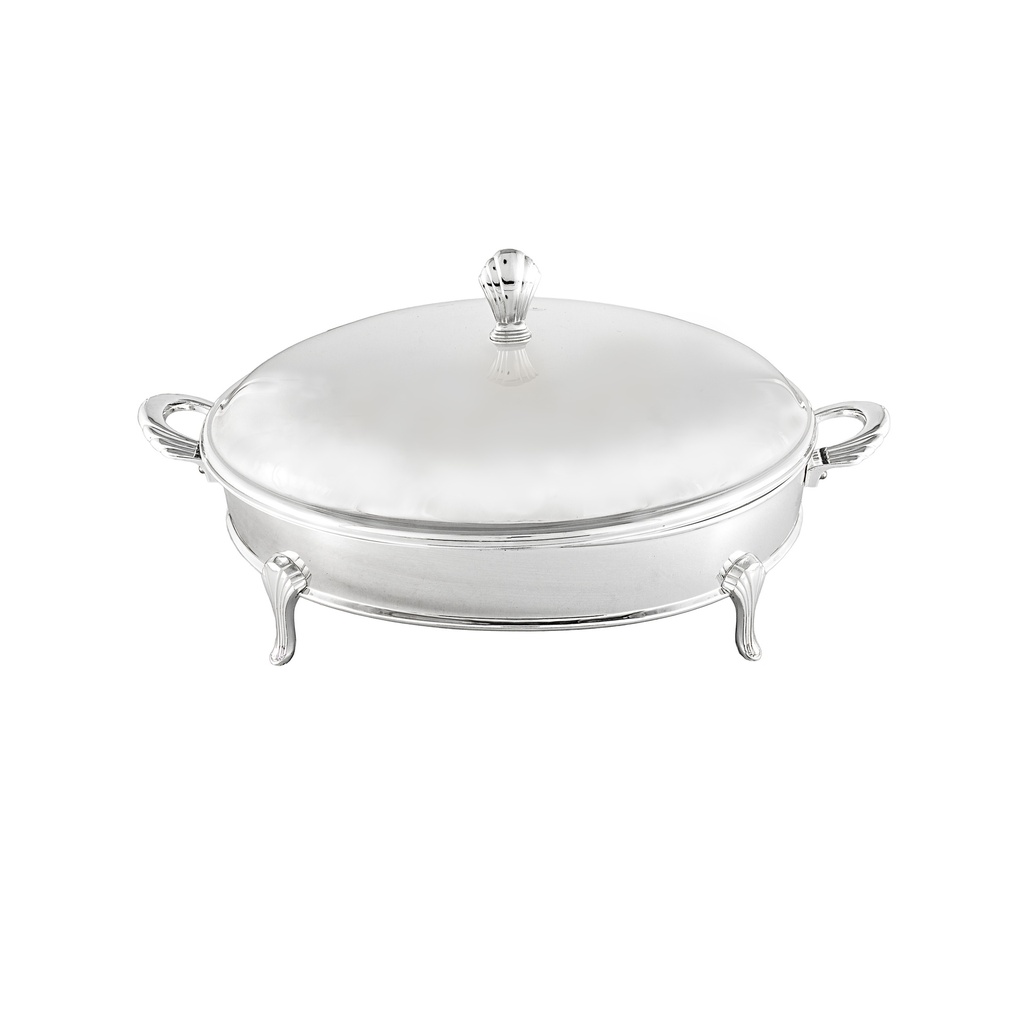 Silver Oval Food Warmer – 3L