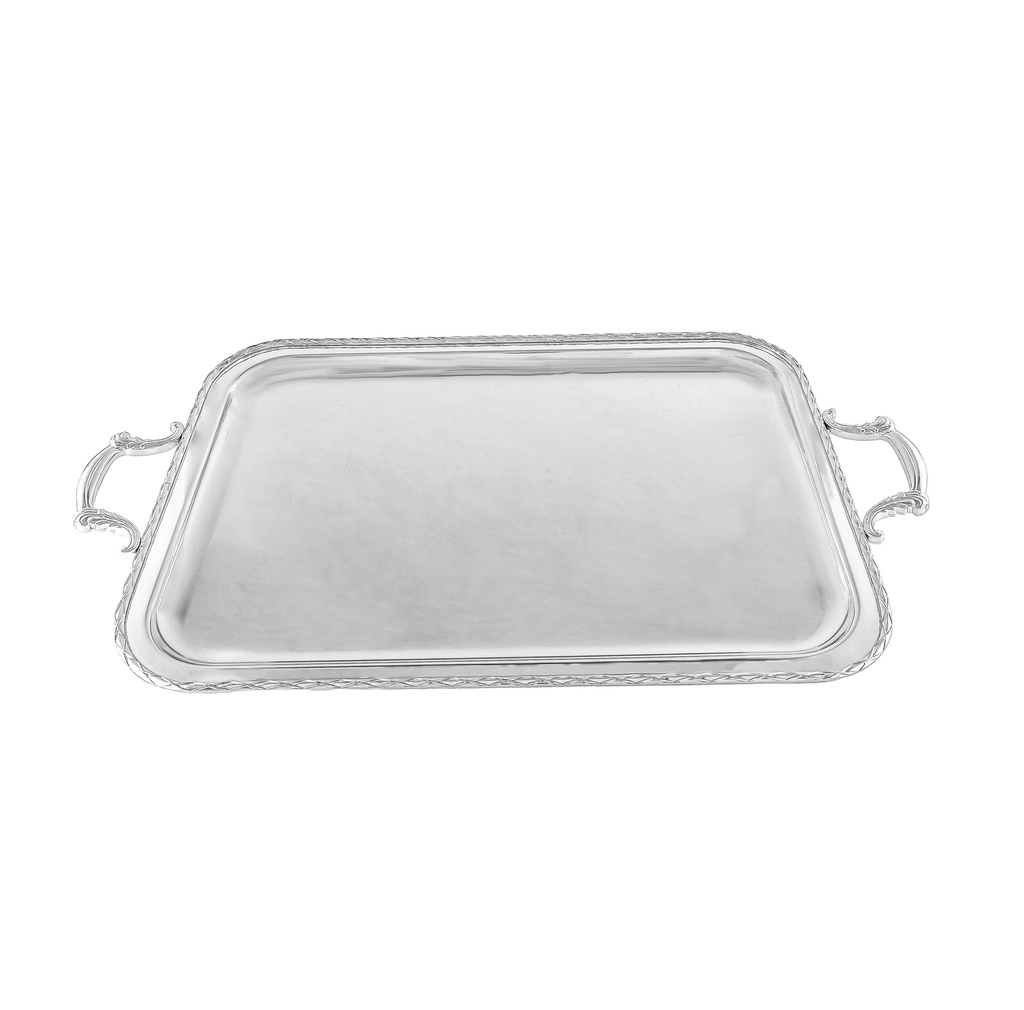 Large Silver Rectangular Tray - 630*360mm
