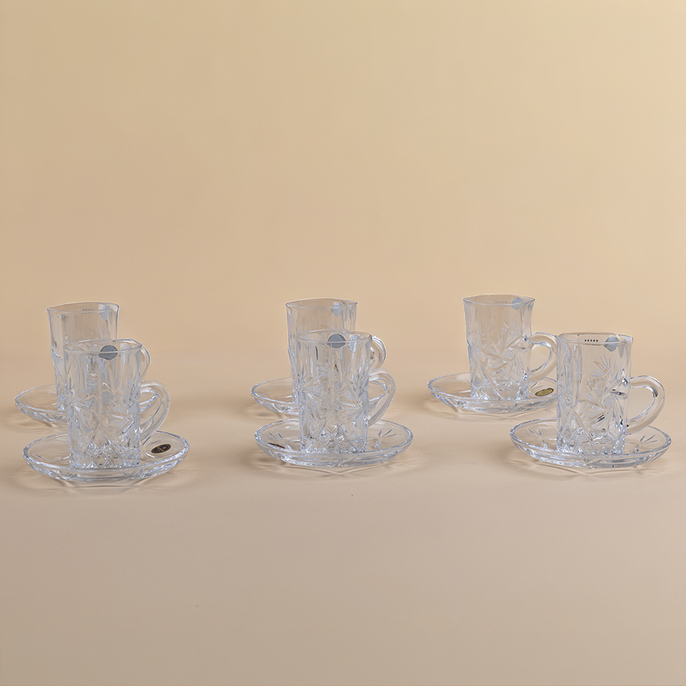 Crystal Tea Set - 6pcs