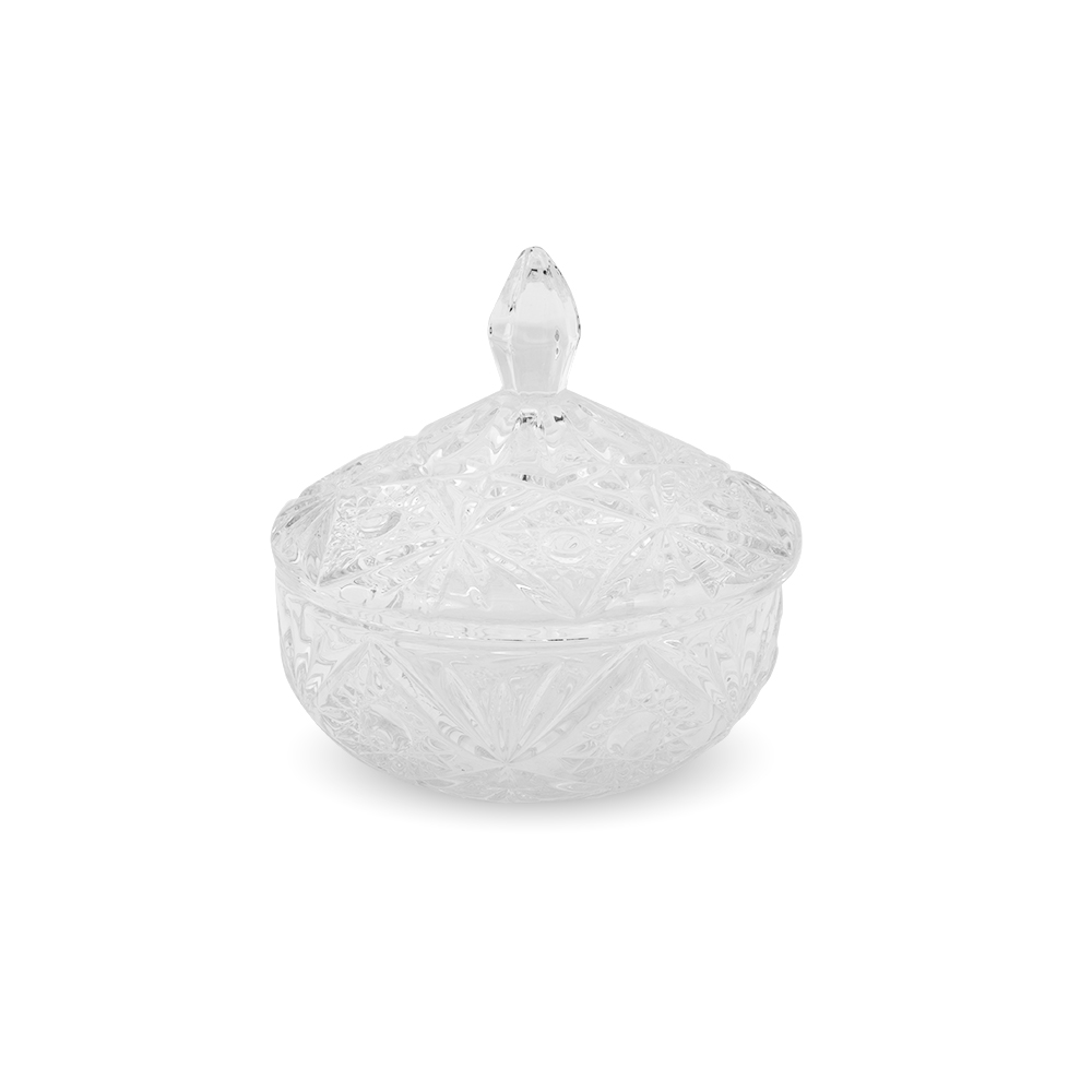 Crystal Sweet Dish with Lid