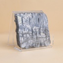 Old Silver Acrylic Coaster Set - 4pcs