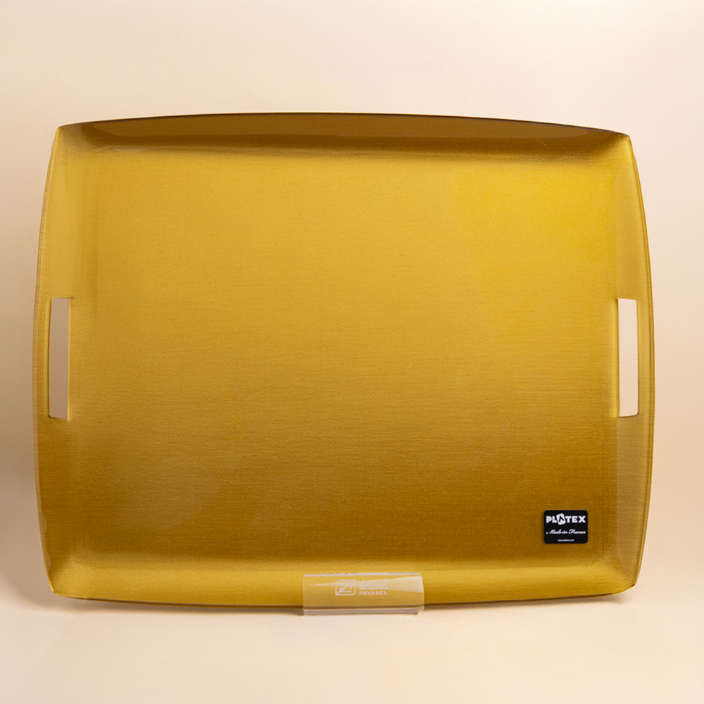 Secret Gold Acrylic Serving Tray - 54x43cm
