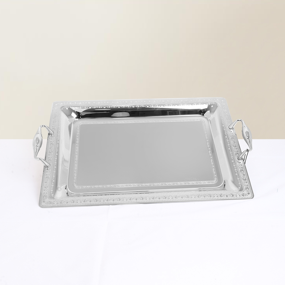 Magic Inox Rectangular Serving Tray - 45x31.5cm