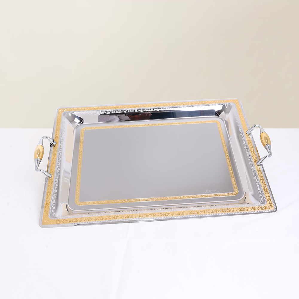Magic Oro Rectangular Serving Tray - 50x35cm