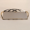 Liscio Inox Rectangular Serving Tray - 50x28cm