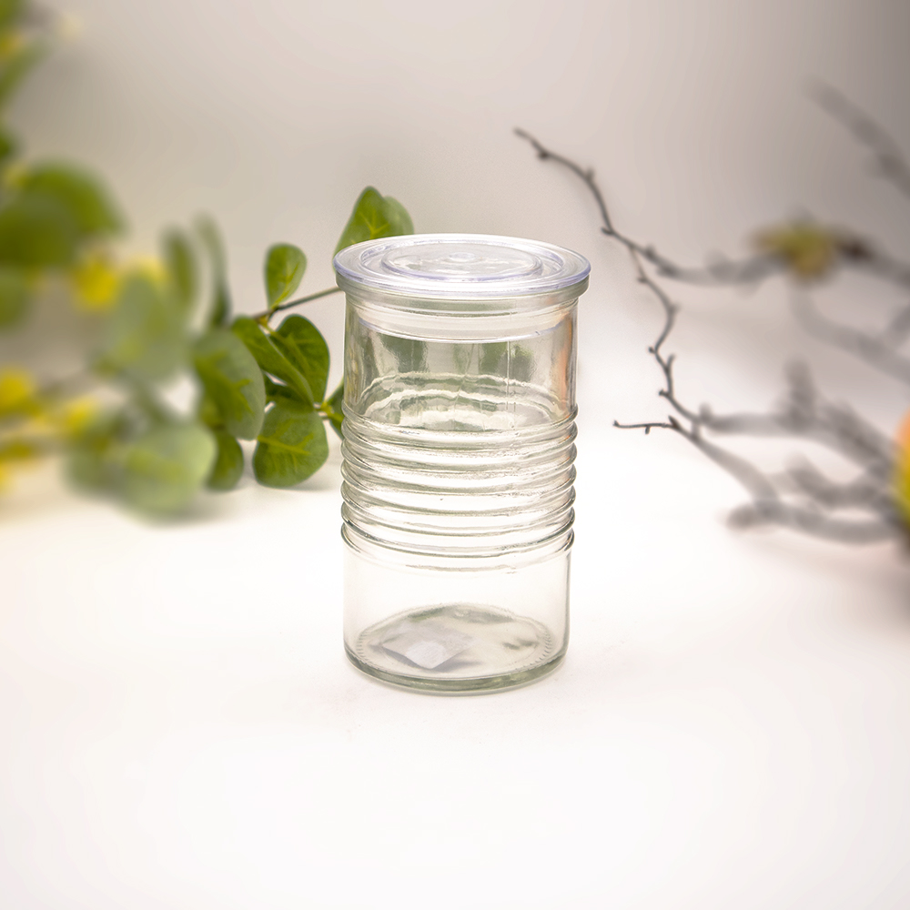 برطمان شفاف بغطاء - 440 مل