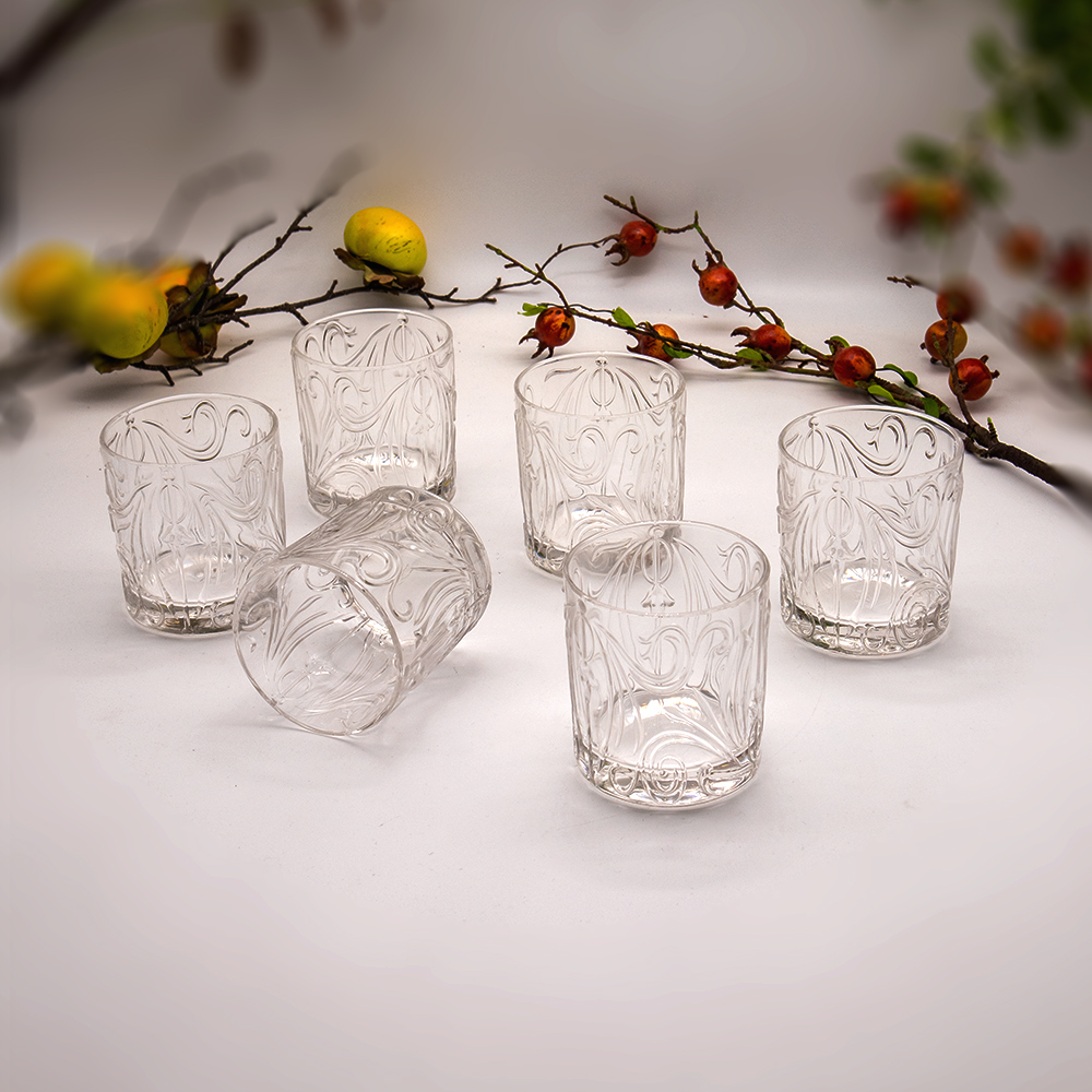 Burano Cocktail Tumbler Glass Set - 6pcs