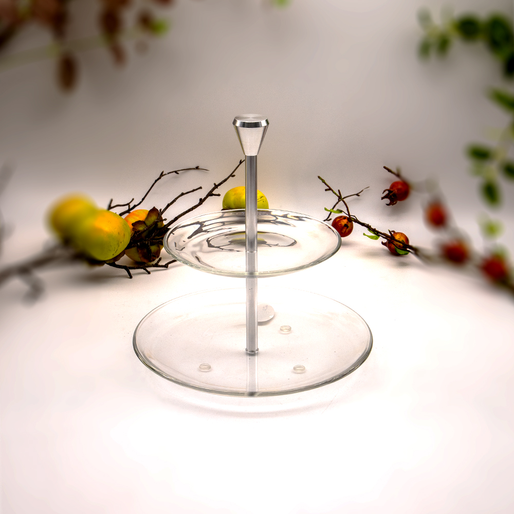 Full Moon 2-Tiered Cake Stand