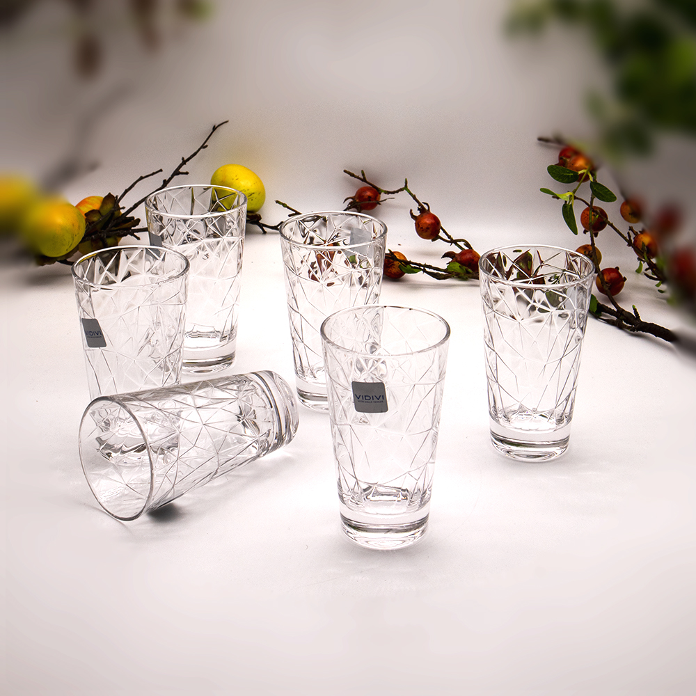 Dolomiti Tumbler Glass Cup Set - 6pcs