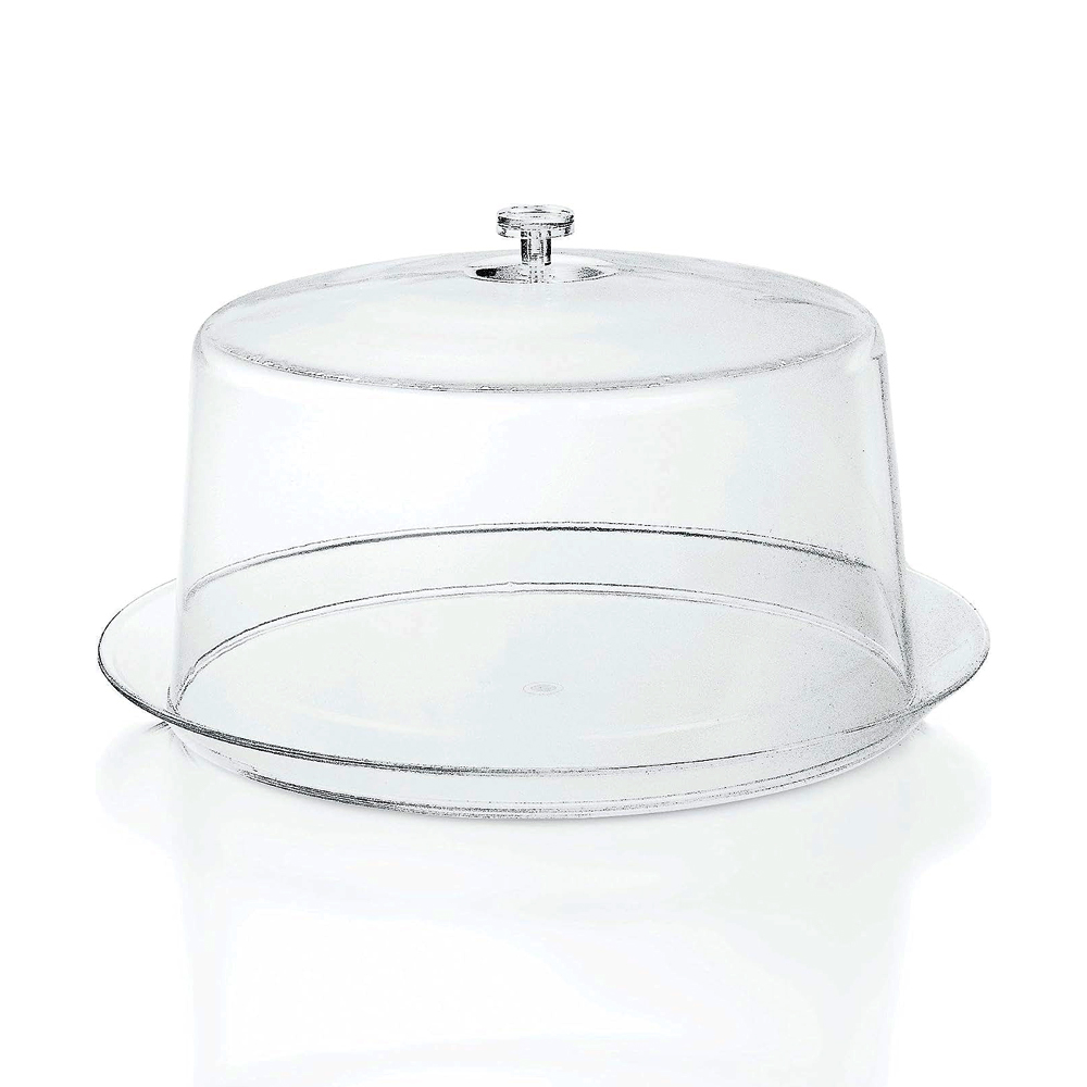 Cake Serving Plate with Dome - Clear