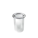 Bottle Cooler and Holder - Clear/Chrome