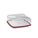 Square Cheese Dish Bolli - Red