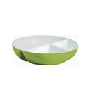 Vintage Two-Tone Snack Bowl - Green