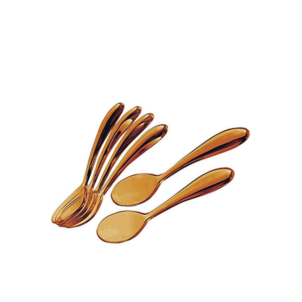 Feeling Set Of 6 Teaspoons 12cm - Orange