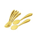 Feeling Set Of 6 Teaspoons 12cm - Yellow