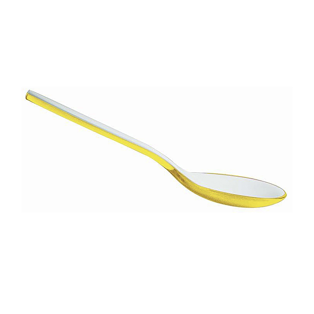 Vintage Two-Tone Serving Spoon - Yellow