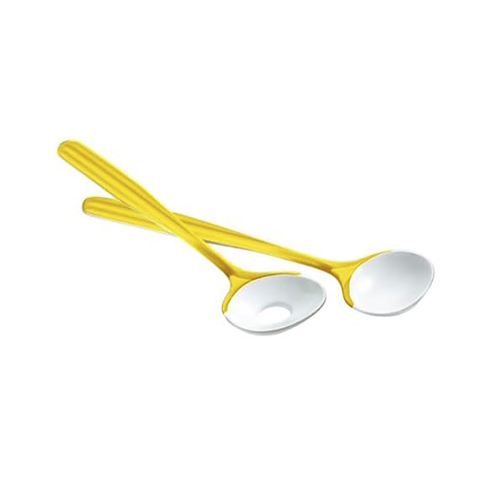 Mirage Salad Servers - Yellow