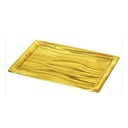 Aqua Rectangular Small Tray - Yellow