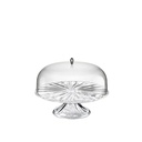 Aqua Cake Stand with Dome Clear - 27cm