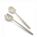 Belle Epoque Salad Server Set - Sand
