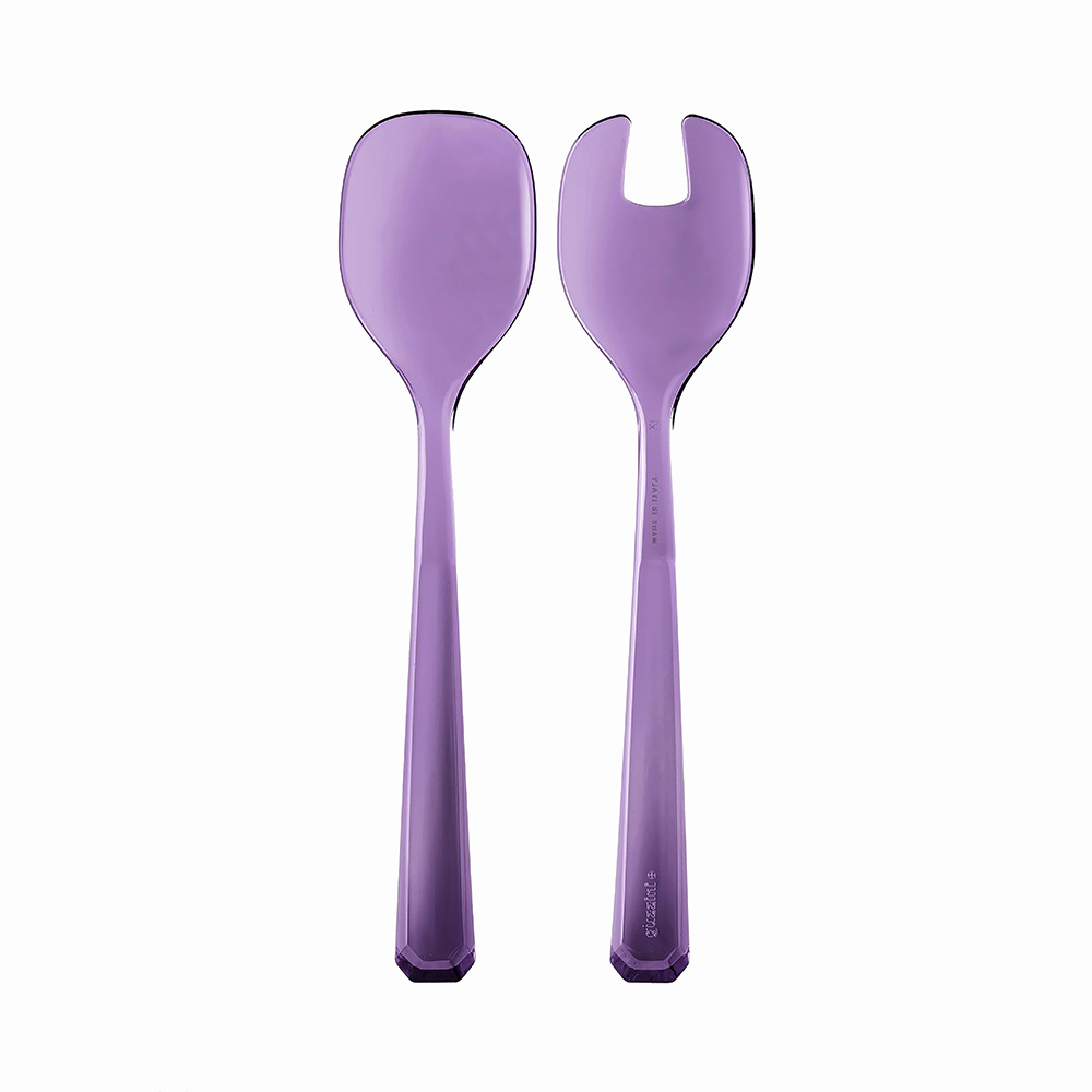 Belle Epoque Salad Server Set - Violet