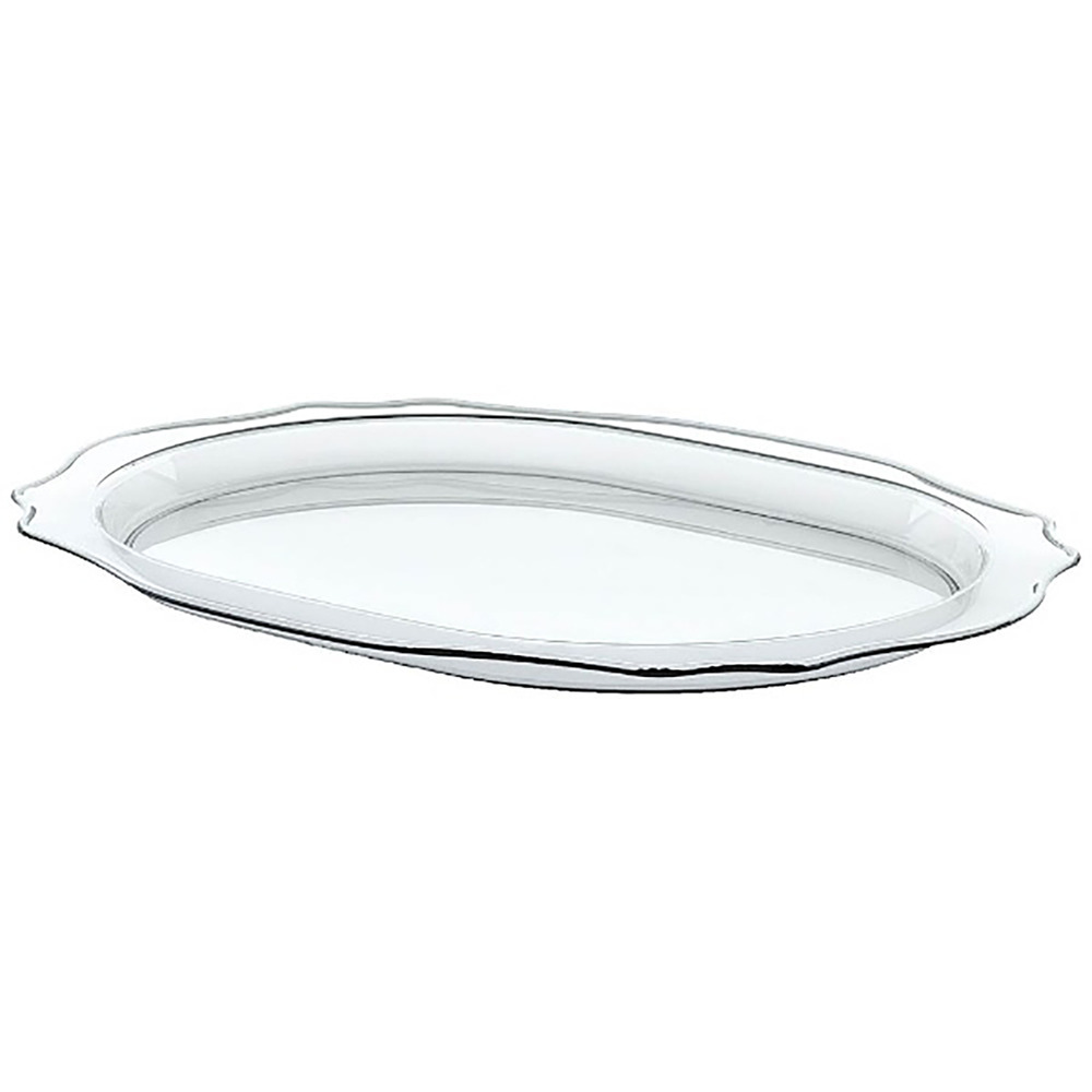 Oval Clear Medium Tray