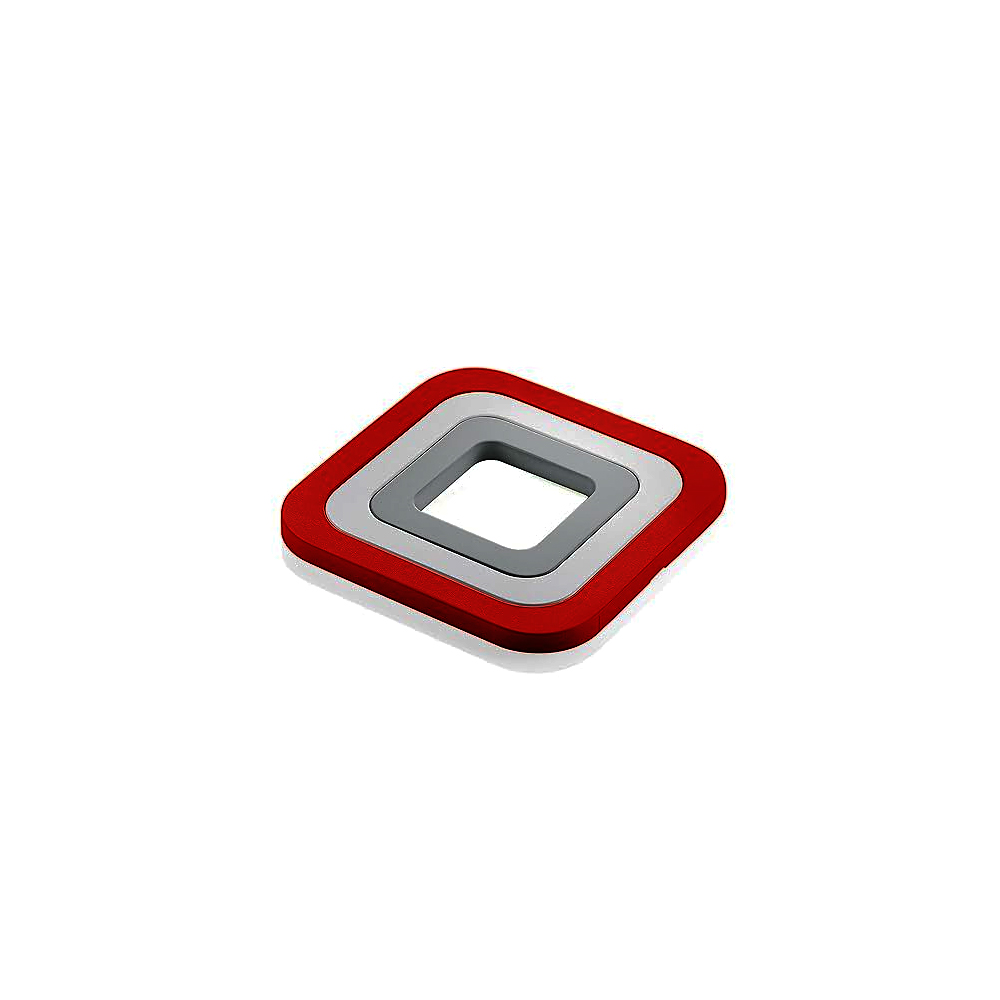 Set Of 3 Trivets 3 In 1 - Red
