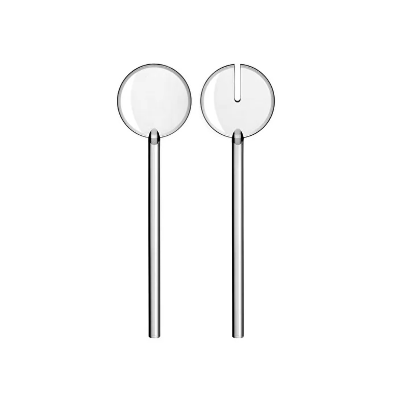 Tiffany Clear Salad Servers