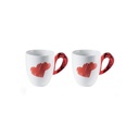 Set 2 Mugs Love - Red