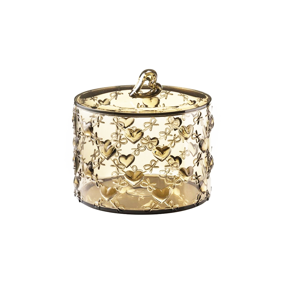 Large Container With Lid Love - Sand