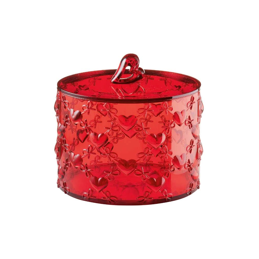 Large Container With Lid Love - Red