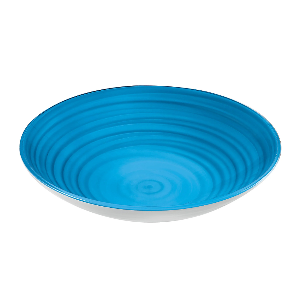 Twist Centerpiece/Fruit Bowl - Blue