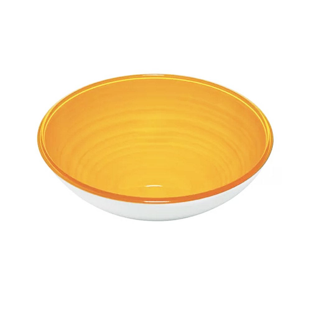 Twist Orange Fruit Bowl