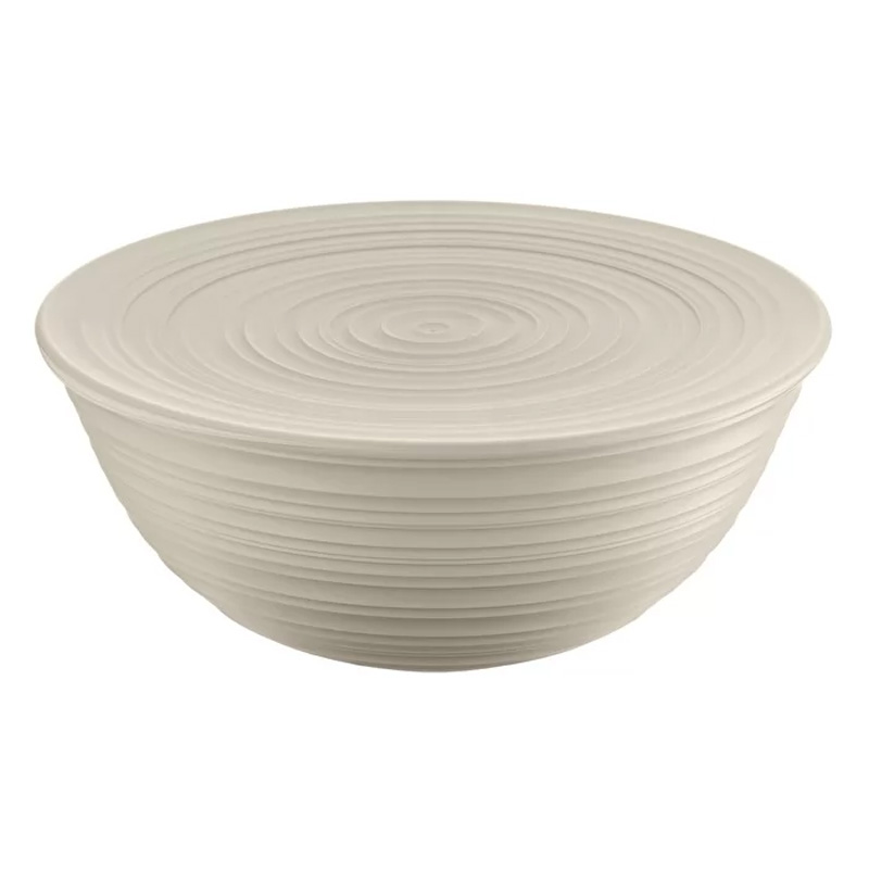 Tierra Serving Bowl with Lid - Beige - 30cm