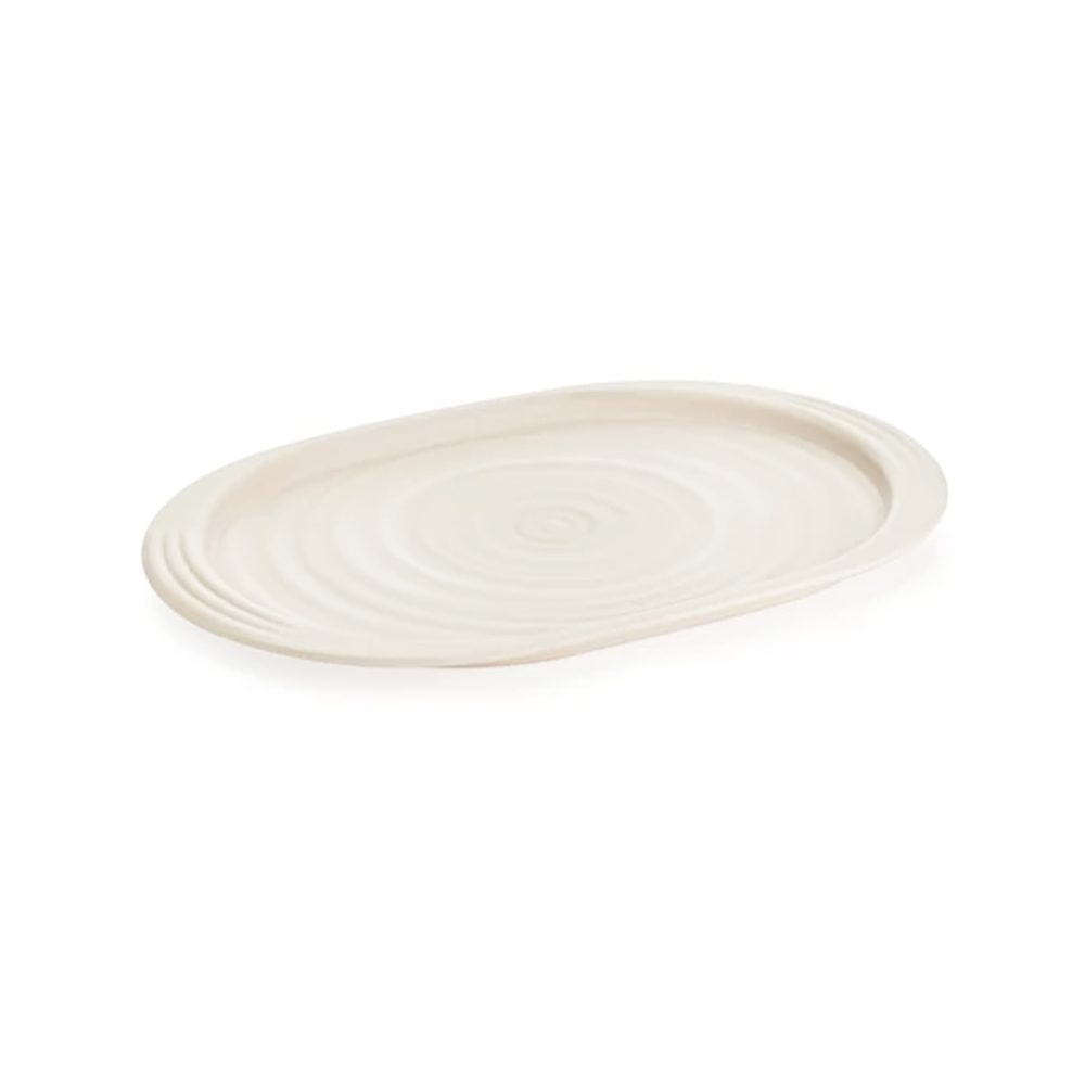 Tierra Large Serving Tray - White