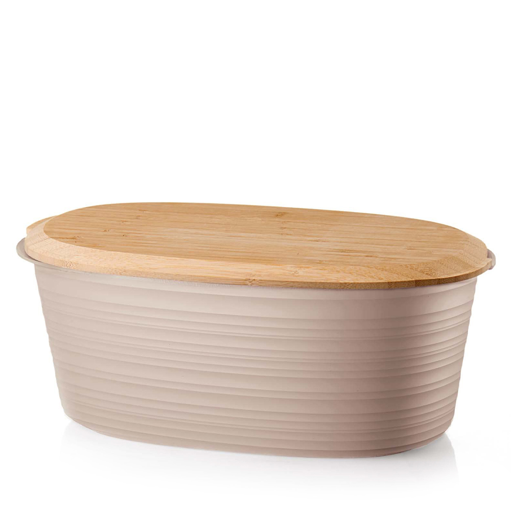 حافظة خبز تييرا بغطاء بامبو - توب