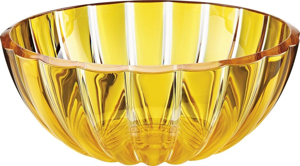 Medium Dolcevita Plastic Bowl - Amber