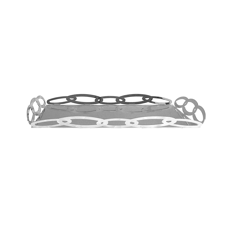 Navigare Rectangular Stainless Steel Tray 