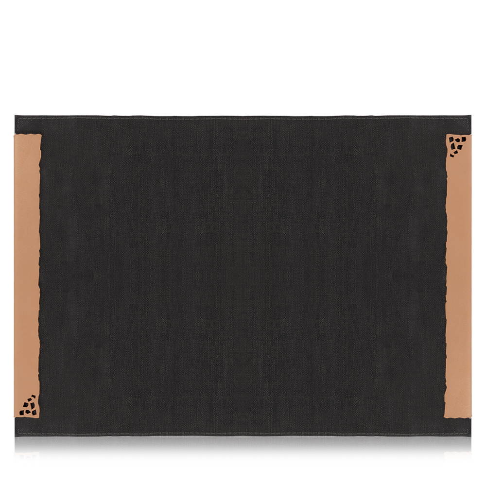 Lateral Edges Placemat - Matte Rose Gold