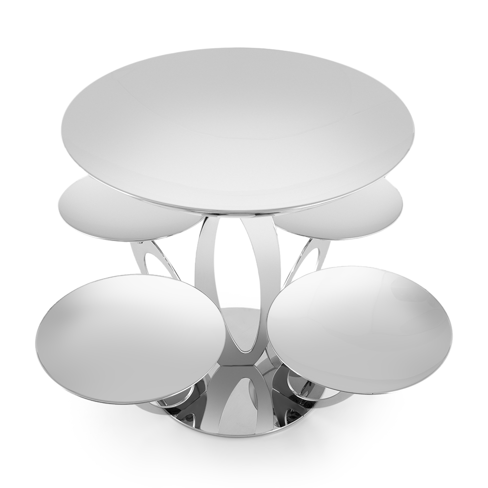 Stainless Steel Stand with 5 Plates