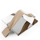 Bread Basket with Beige Handle