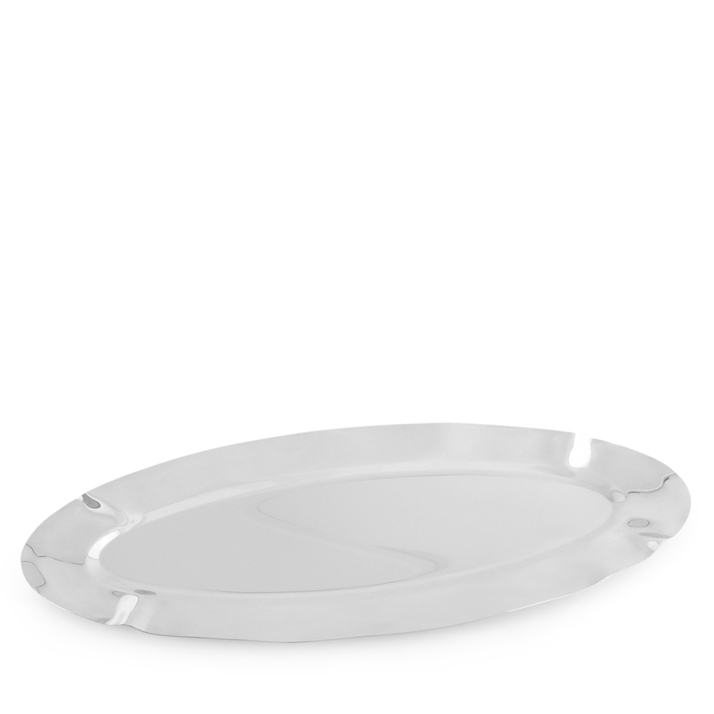 Stainless Steel Oval Tray - 61x28 cm