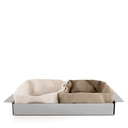 Stainless Steel Bread Holder - Beige 