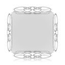 Square Stainless Steel Napkin Holder