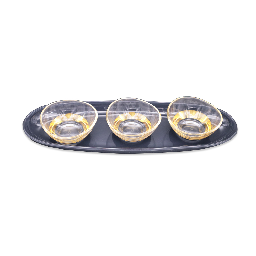 Vision Black Appetizer Set - 4pcs 