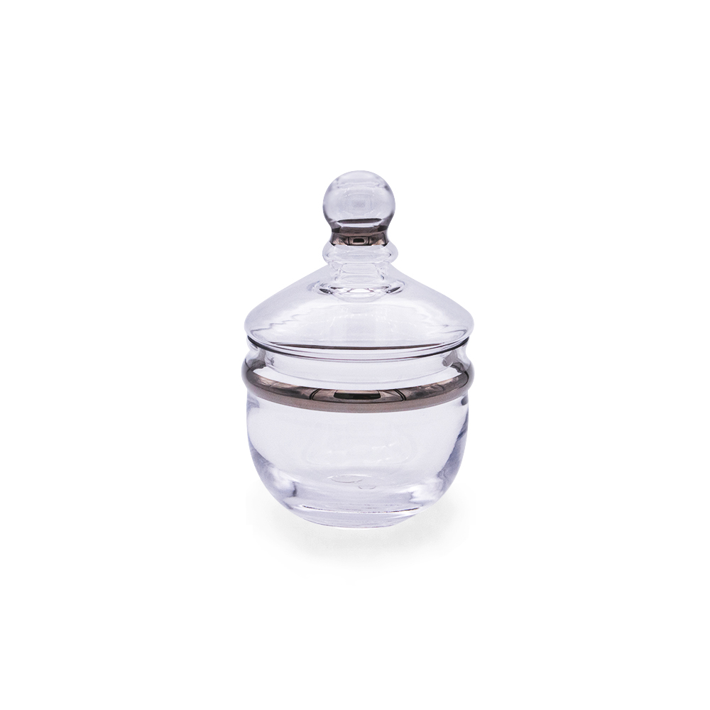 Dalia Platinum Rim Sugar Bowl