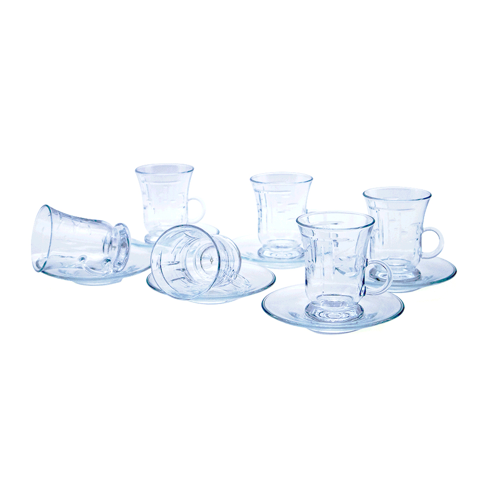 Solice Tea Set with Handle - 12pcs