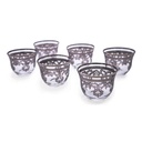 Bianca Platinum Arabic Coffee Set - 6pcs
