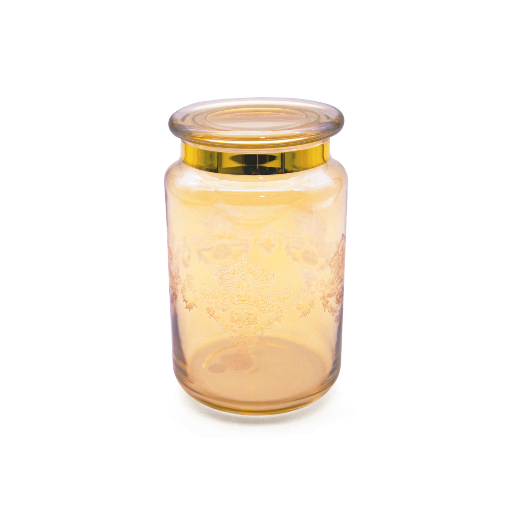 Perennis Honey Gold Jar with Lid - Medium