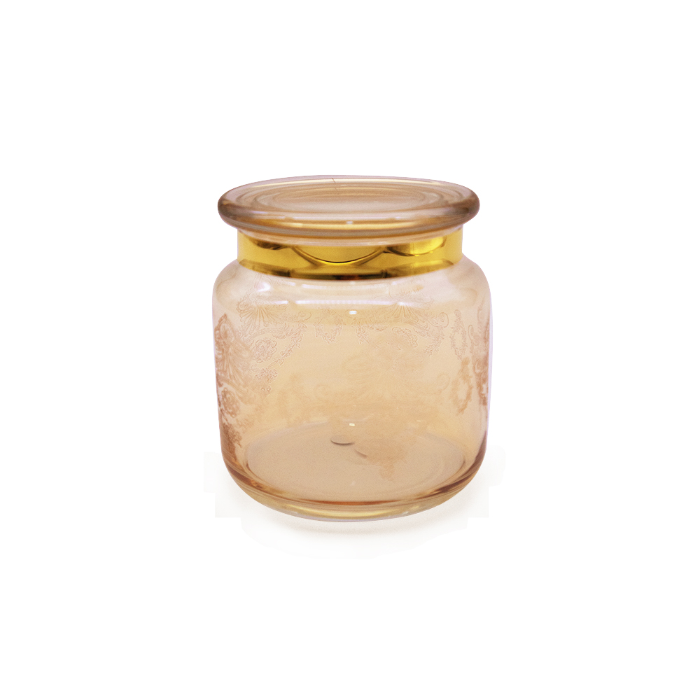 Perennis Honey Gold Jar with Lid - Small